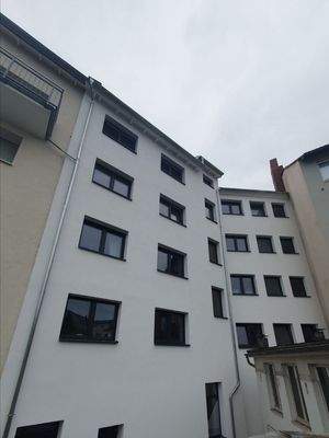 Sanierter Gebäudekomplex