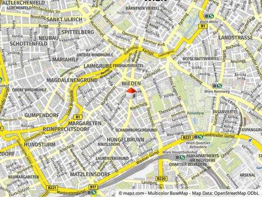 Geolyzer Kartenausschnitt