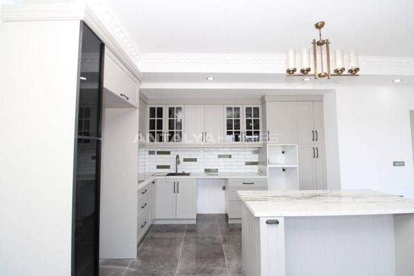 Detached Stone Cladding House in Belek Antalya