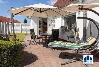 Sonnige Terrasse