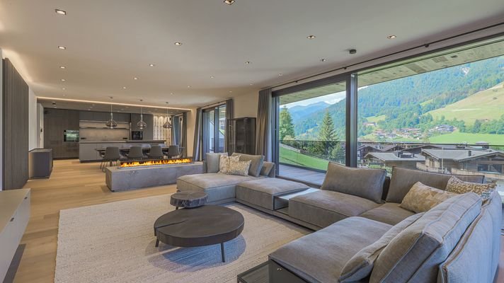 KITZIMMO-Luxuswohnung im Chaletstil kaufen Immobilien Kirchberg Tirol.