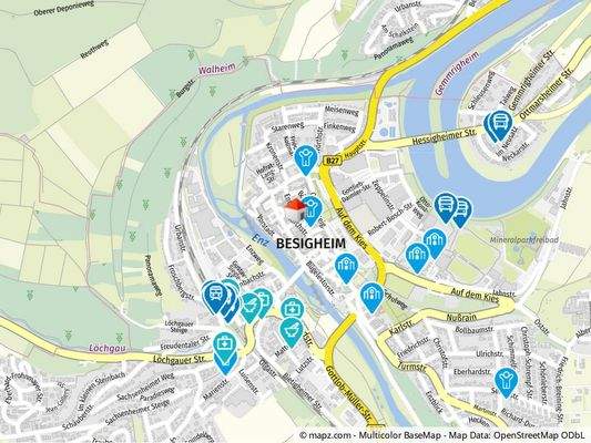 Geolyzer Kartenausschnitt