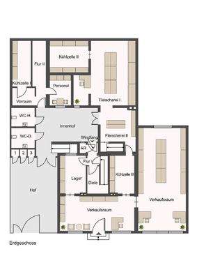 Grundriss Erdgeschoss