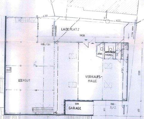 Verkaufshalle - EG