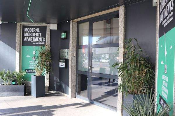 Eingang zu Coliving-Studios