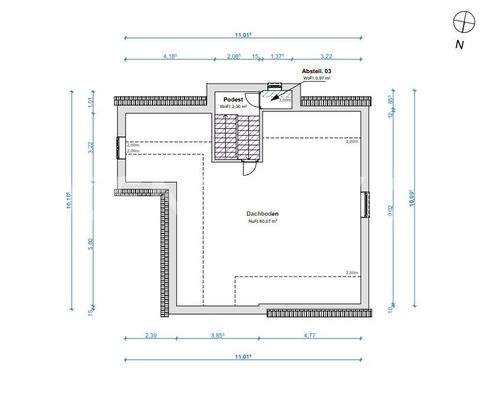Grundriss Dachgeschoss