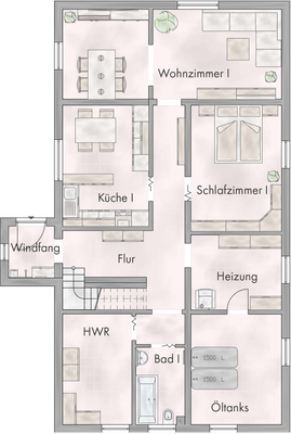 Grundriss Souterrain