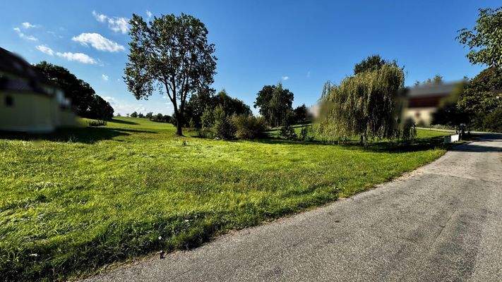 Fernblick vom Grundstück