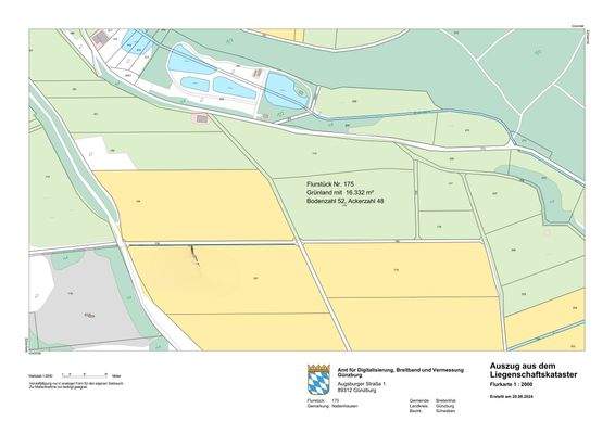 Nattenhs. Fl..St. Nr. 175, Grünland mit 16.332 m²