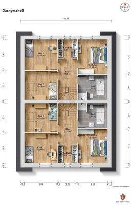 Grundriss Obergeschoß