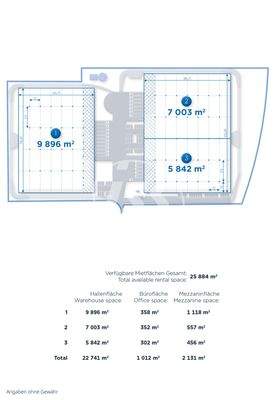 Projektgrundriss Logistikhalle