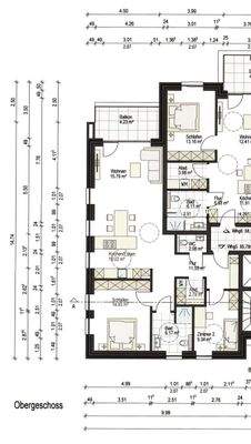 Grundriss 1. Obergeschoss, Whg. 5