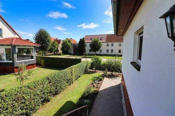 Bick vom Hauseingang