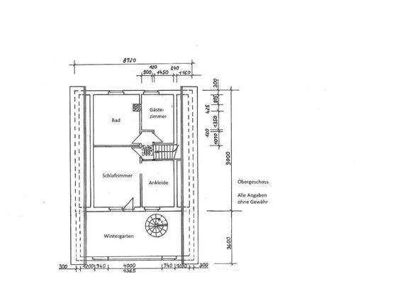 Grundriss Obergeschoss