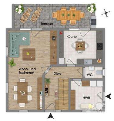 Grundriss Erdgeschoss