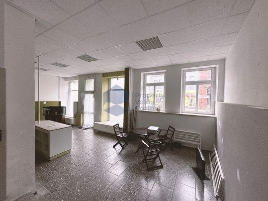 Verkaufsfläche und Fenster