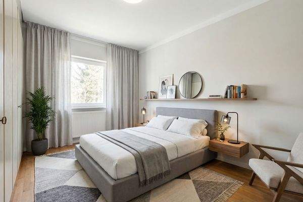 Schlafzimmer, Einrichtungsbeispiel