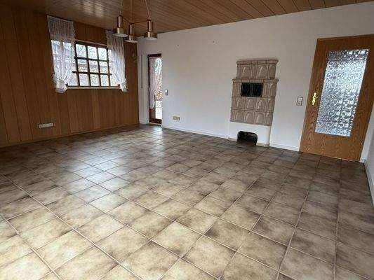 Wohnzimmer mit Terrasse EG 