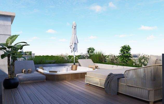 Apartments in Complex with Pool Near the Beach in İskele