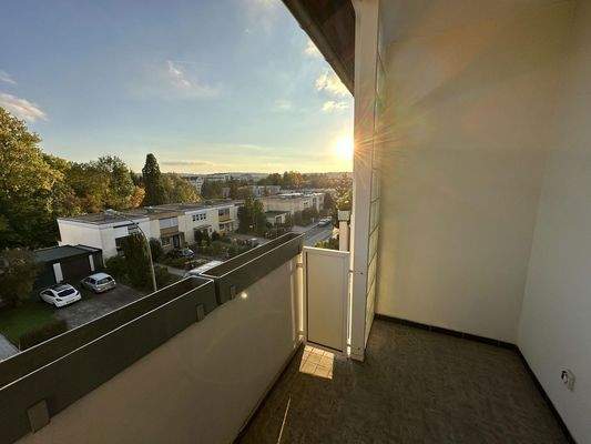 Balkon - Blickrichtung West