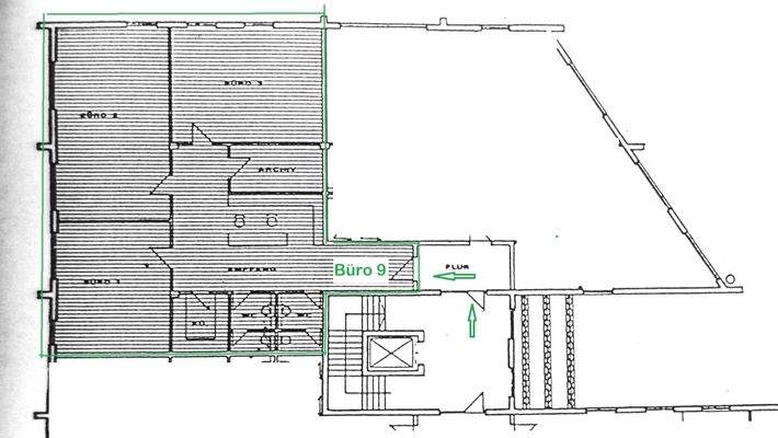 Grundriss Büro # 9 - 1. OG groß