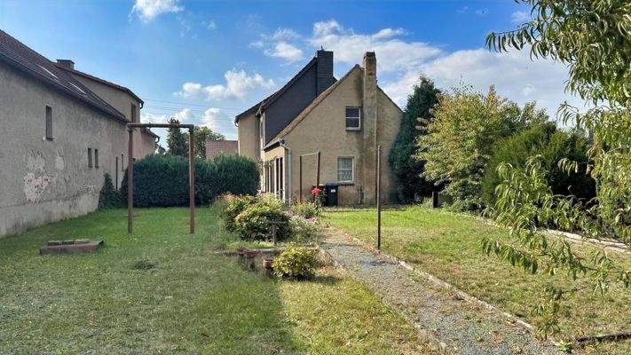 Blick aus dem Garten