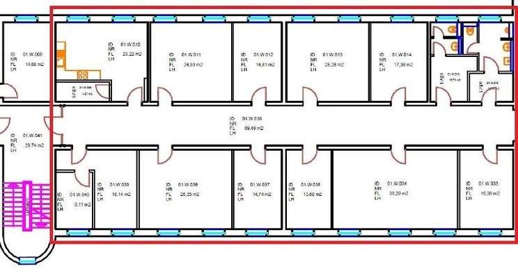 Grundriss OG 398,63qm