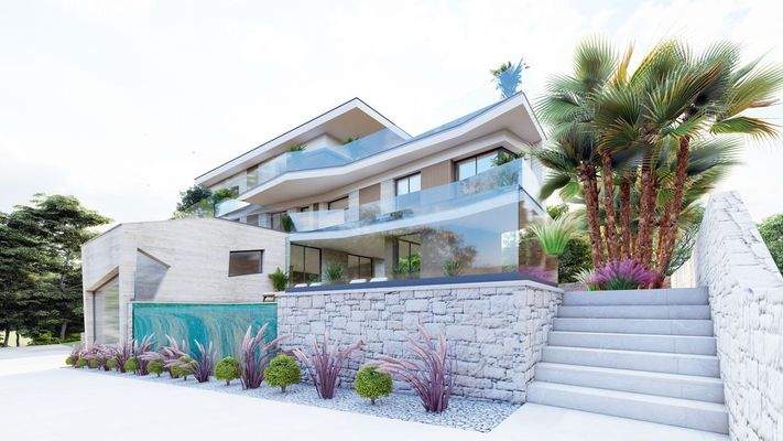 Herrlich angelegter Außenbereich