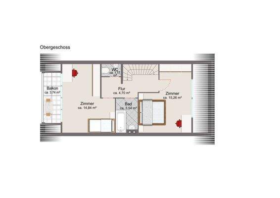 Grundriss Dachgeschoss