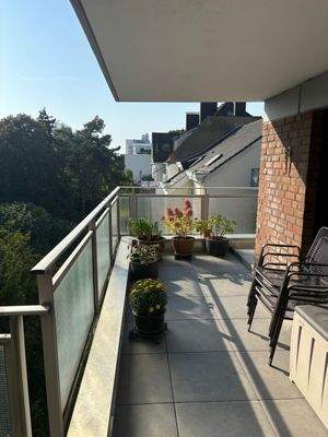 Westblick vor Schlafzimmer