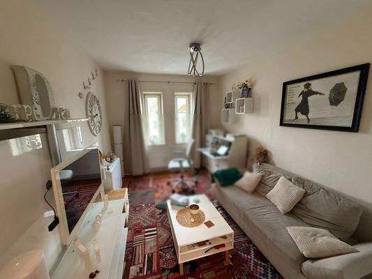 Wohnzimmer im Dachgeschoss