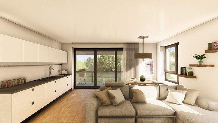 Visualisierung Wohnung  Nr. 5 und 12