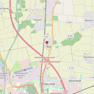 Lage in Asel