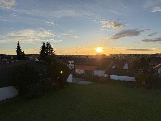 Westansicht Sonnenuntergang