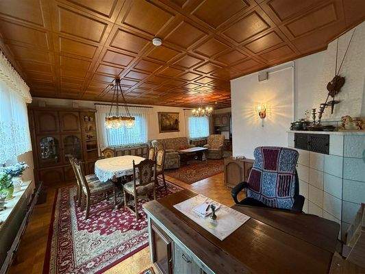 Arbeitsecke mit Kamin