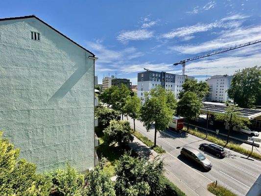 Seitlicher Blick zur Luitpoldstraße