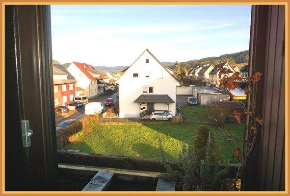 Aussicht vom Schlafzimmer