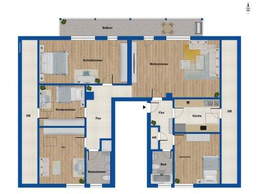 Grundriss - Dachgeschoss