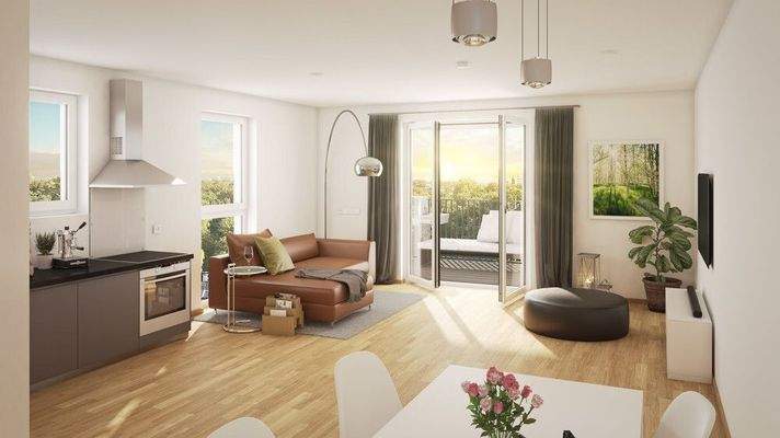 Von der Küche zum Balkon - WE42