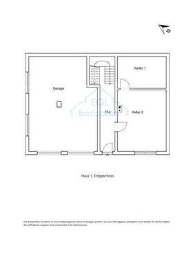 Grundriss - Haus 1 EG