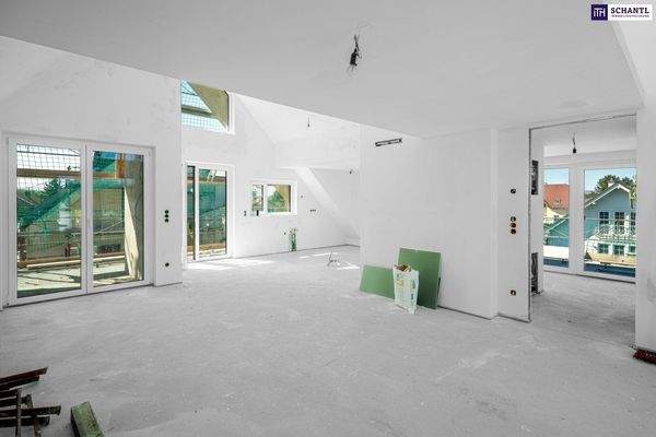 Wohnbereich, Dachgeschoss, Stand April 2025