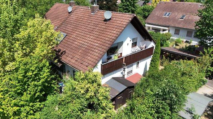 Blick auf die sonnige Loggia