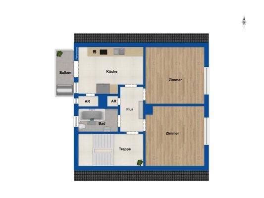 Grundriss Dachgeschoss