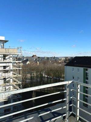 Balkon Richtung Stadtpark