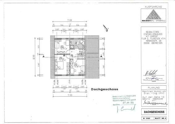 Grundriss Dachgeschoss