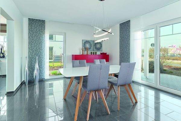 Moderne Esszimmer-Atmosphäre