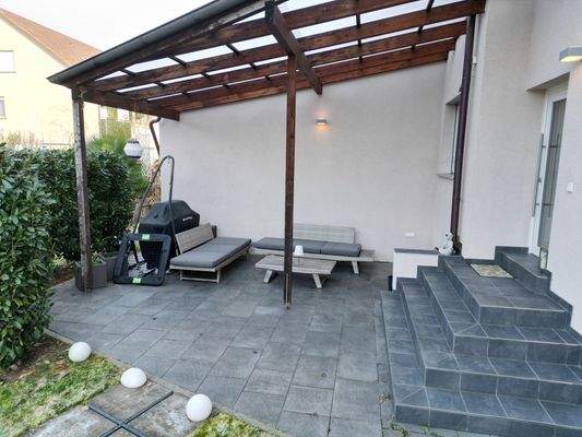 Überdachte Terrasse