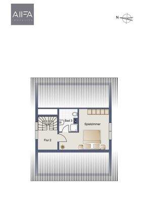 Grundriss Spitzboden