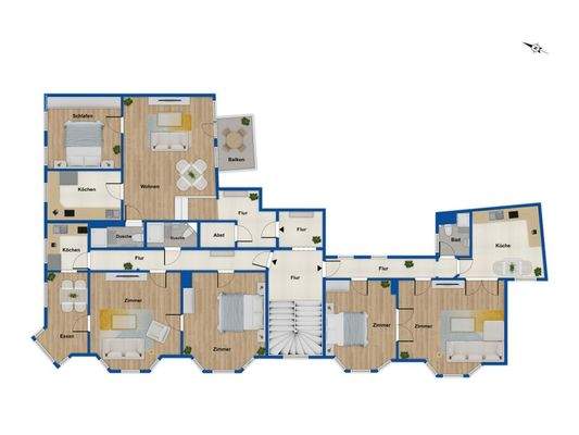 Grundriss 2. Obergeschoss