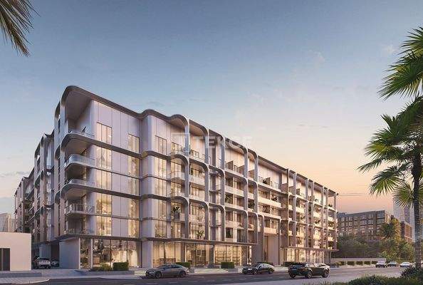 Art Deco Design Apartments with Lagoon Pool in Arjan Dubai